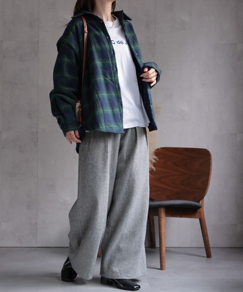 KAJA チェックフランネルシャツジャケット 美品 KAJA カジャ CHECK