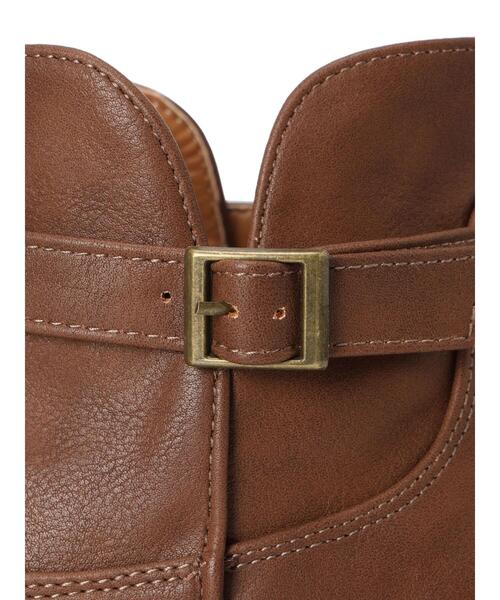 Samansa Mos2（サマンサ モスモス）の「メダリオンベルトブーツ（ブーツ・レディース・ブラウン/ブラック・M/L/S/XL）」の15枚目の写真