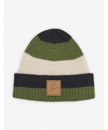 CAFE KITSUNE  STRIPED BEANIE