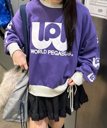 shrita（シュリータ）の「【ワールドペガサス×SHRITAコラボ】オリジナルロゴトレーナー（スウェット・キッズ）」