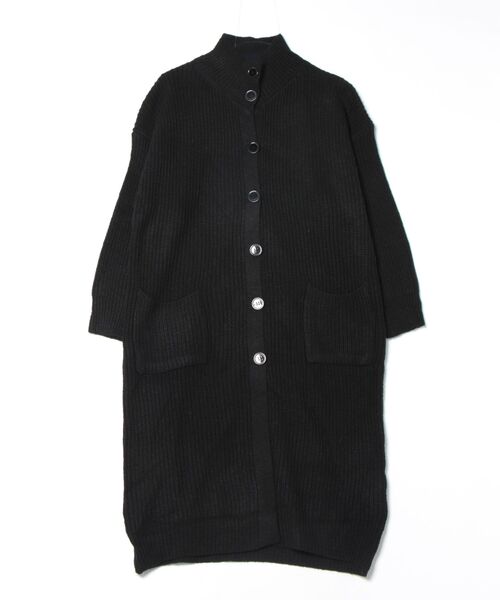 STYLEBLOCK（スタイルブロック）の「ロングニットカーディガン（カーディガン/ボレロ・レディース・ブラック/ブラウン系その他/ベージュ/グレー・FREE）」の6枚目の写真