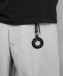 ability（アビリティ）の「SENTI センティ / LEATHER BRAID CIRCLE KEYSTRAP レザー編み込みキーストラップ キーホルダー / 2033（キーホルダー）」