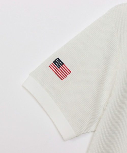 Champion Golf(チャンピオンゴルフ)の「【Champion/チャンピオン】メンズ GOLF モックネックシャツ(Tシャツ/カットソー・メンズ・イエロー系その他3/ブラック/グリーン系その他/ネイビー/オフホワイト・X-LARGE/LARGE/MEDIUM/SMALL)」の9枚目の写真