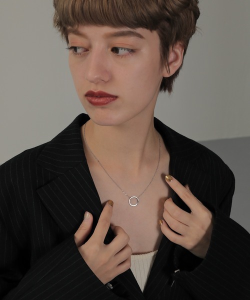 ORLEAN(オルレアン)の「【ORLEAN】 ラウンドモチーフチェーンネックレス サージカルステンレス(ネックレス・レディース・シルバー/ゴールド・フリー)」の6枚目の写真