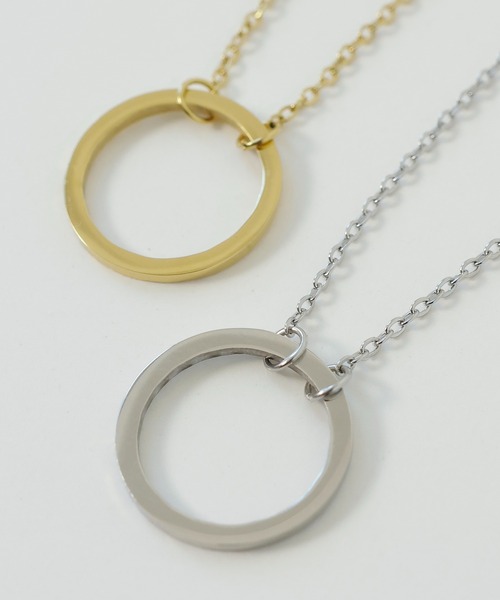 ORLEAN(オルレアン)の「【ORLEAN】 ラウンドモチーフチェーンネックレス サージカルステンレス(ネックレス・レディース・シルバー/ゴールド・フリー)」の22枚目の写真