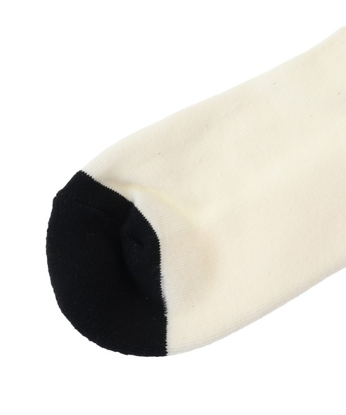 Candy Stripper（キャンディストリッパー）の「BROKEN SMILE RIB ソックス（ソックス/靴下・レディース・オフホワイト/ライトブルー/ブラック・FREE）」の7枚目の写真