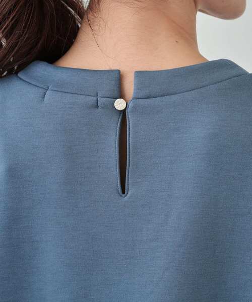 DRESKIP（ドレスキップ）の「【S-LL】お袖ドットチュール切り替えトップス（Tシャツ/カットソー・レディース・ブルー系その他/アイボリー/チャコールグレー・03/02/01/04）」の20枚目の写真