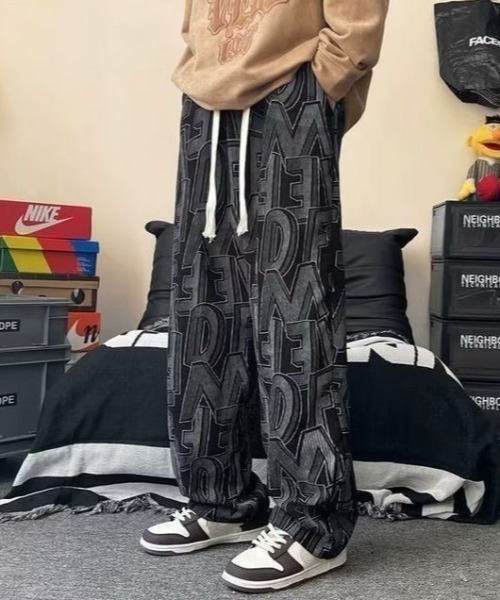 MGV(エムジーヴィー)の「総柄ストリートパンツ(その他パンツ・メンズ・ブルー/アイボリー/ブラック・MEDIUM/LARGE/X-LARGE)」の13枚目の写真