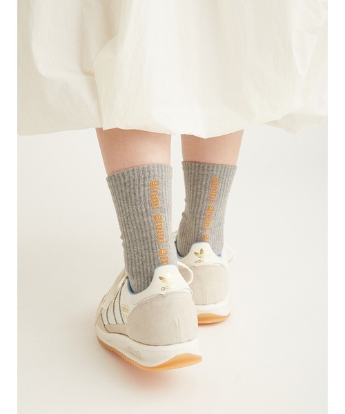 emmi（エミ）の「【10th】emmiロゴコットンリブソックス（ソックス/靴下・レディース・ミント/レッド/ホワイト/ブルー/グレー・FREE）」の8枚目の写真