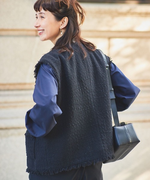 【WEB限定】パール付き華やぎブラウス《オケージョン2025》（シャツ/ブラウス）｜studio CLIP（スタディオクリップ）