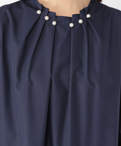 【WEB限定】パール付き華やぎブラウス《オケージョン2025》（シャツ/ブラウス）｜studio CLIP（スタディオクリップ）