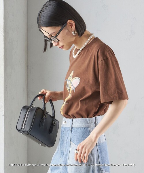 GOOD ROCK SPEED（グッドロックスピード）の「【SHIPS別注】GOOD ROCK SPEED: TOM and JERRY TEE（Tシャツ/カットソー・レディース・ホワイト/ブラウン/ダークグレー/ホワイト系・ONE SIZE）」の8枚目の写真