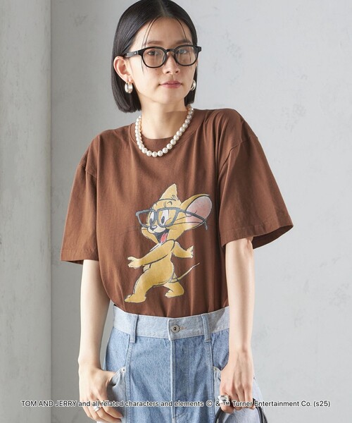GOOD ROCK SPEED（グッドロックスピード）の「【SHIPS別注】GOOD ROCK SPEED: TOM and JERRY TEE（Tシャツ/カットソー・レディース・ホワイト/ブラウン/ダークグレー/ホワイト系・ONE SIZE）」の11枚目の写真