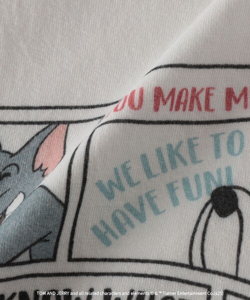 GOOD ROCK SPEED（グッドロックスピード）の「【SHIPS別注】GOOD ROCK SPEED: TOM and JERRY TEE（Tシャツ/カットソー・レディース・ホワイト/ブラウン/ダークグレー/ホワイト系・ONE SIZE）」の16枚目の写真