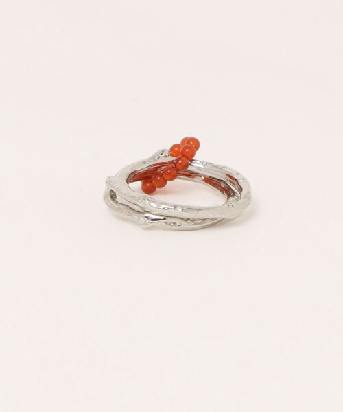 Scrap Book（スクラップブック）の「【Scrap Book】2連パーツリング（リング・レディース・イエロー/レッド/ブラック・FREE）」の13枚目の写真