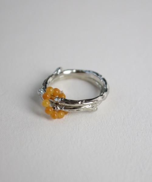 Scrap Book（スクラップブック）の「【Scrap Book】2連パーツリング（リング・レディース・イエロー/レッド/ブラック・FREE）」の7枚目の写真