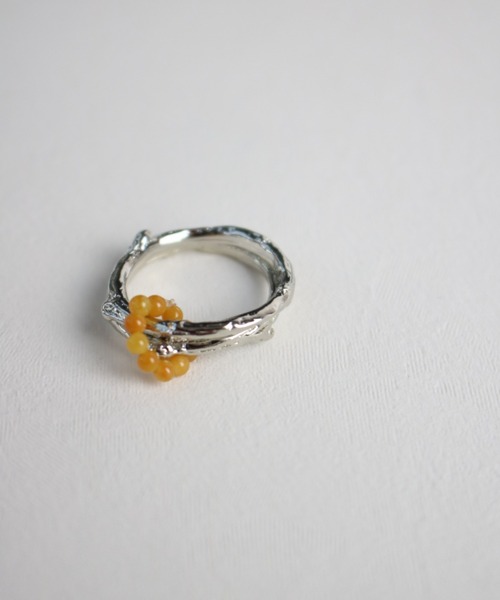 Scrap Book（スクラップブック）の「【Scrap Book】2連パーツリング（リング・レディース・イエロー/レッド/ブラック・FREE）」の8枚目の写真