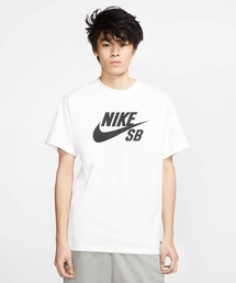 NIKE SB | ナイキ SB ロゴ スケートボード Tシャツ / Nike SB Logo Skate T-Shirt CV7540-100 White(Tシャツ/カットソー)