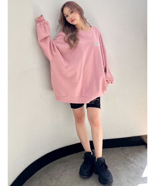 GYDA(ジェイダ)の「THE STATE OF CALIFドルマンスウェットトップス(スウェット・レディース・ネイビー/ピンク/グレー/オフホワイト・FREE)」の8枚目の写真