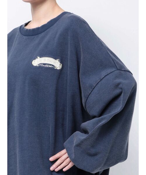 GYDA(ジェイダ)の「THE STATE OF CALIFドルマンスウェットトップス(スウェット・レディース・ネイビー/ピンク/グレー/オフホワイト・FREE)」の18枚目の写真