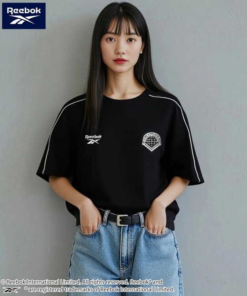 Reebok(リーボック)の「【EC別注】Reebok リーボック ブランド ロゴ ワンポイント 刺繍 ラグラン 半袖 Tシャツ(Tシャツ/カットソー・メンズ・ブラック/サックスブルー/ホワイト・M/LL/L)」の21枚目の写真