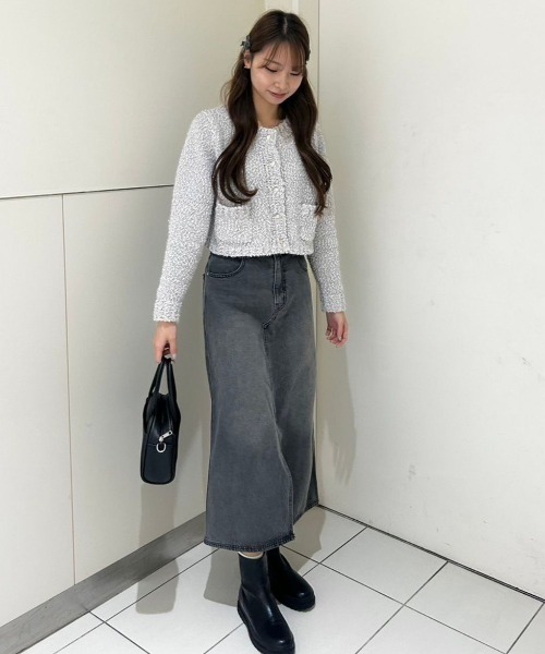 ⋈ribbon-bon⋈  マーガレットハウエル ニットカーディガン 2 マーガレットハウエル MARGARET HOWELL リネンコットンニット