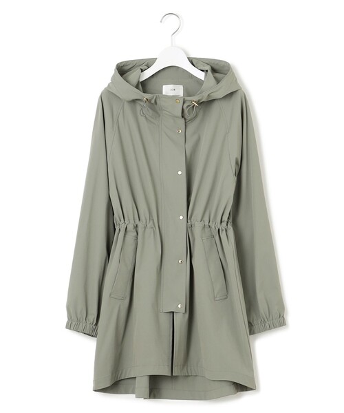 セール】【撥水加工】ナイロン2WAYストレッチ フーデットアウター