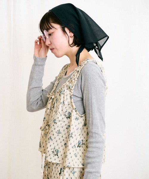 fig Ｌondon（フィグロンドン）の「●Grandma sofa blouse（シャツ/ブラウス・レディース・グリーン/ブルー・FREE）」の10枚目の写真