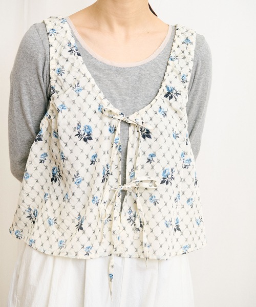 fig Ｌondon（フィグロンドン）の「●Grandma sofa blouse（シャツ/ブラウス・レディース・グリーン/ブルー・FREE）」の9枚目の写真