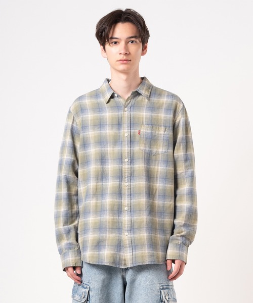 Levi's(リーバイス)の「Levi's/リーバイス サンセット ポケット スタンダードシャツ(シャツ/ブラウス・メンズ・グリーン・XL/L/M/S)」の1枚目の写真