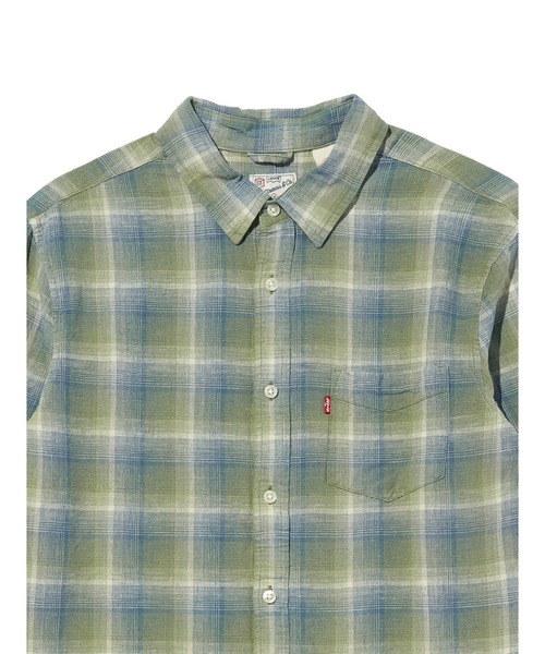 Levi's(リーバイス)の「Levi's/リーバイス サンセット ポケット スタンダードシャツ(シャツ/ブラウス・メンズ・グリーン・XL/L/M/S)」の4枚目の写真