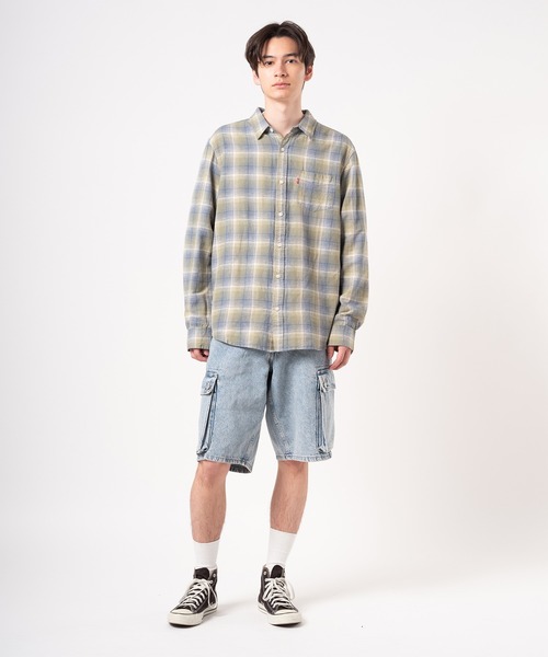 Levi's(リーバイス)の「Levi's/リーバイス サンセット ポケット スタンダードシャツ(シャツ/ブラウス・メンズ・グリーン・XL/L/M/S)」の11枚目の写真