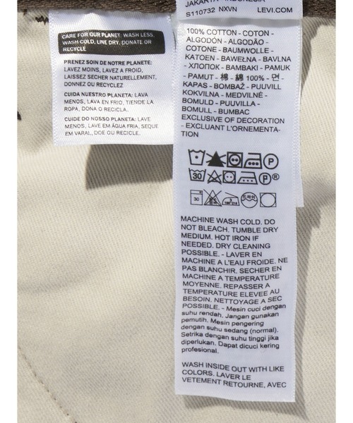 Levi's(リーバイス)の「Levi's/リーバイス 478(TM) バギーカーゴ ショートパンツ(カーゴパンツ・メンズ・ライトインディゴブルー/ブラウン/ダークインディゴブルー・28inch/30inch/32inch/34inch/36inch)」の15枚目の写真