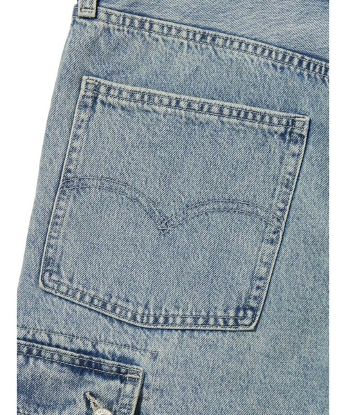 Levi's(リーバイス)の「Levi's/リーバイス 478(TM) バギーカーゴ ショートパンツ(カーゴパンツ・メンズ・ライトインディゴブルー/ブラウン/ダークインディゴブルー・28inch/30inch/32inch/34inch/36inch)」の10枚目の写真