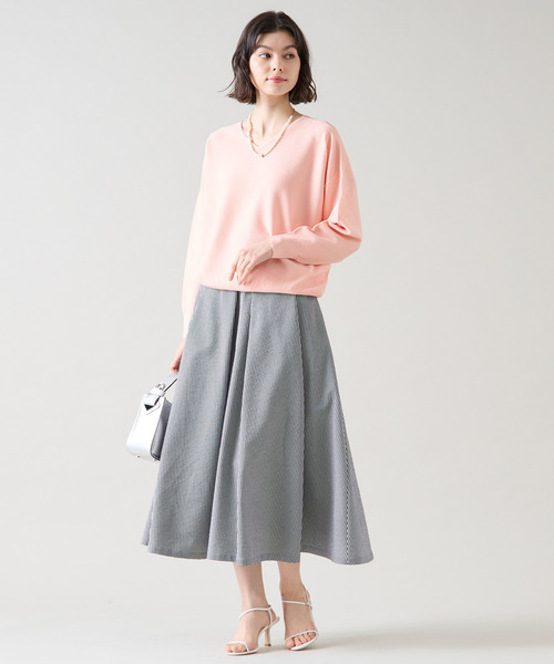 Tiara（ティアラ）の「Aラインタックスカート（スカート・レディース・ホワイト×ブラック・2/3）」の15枚目の写真