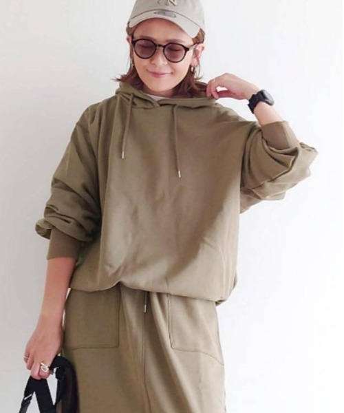 notch.（ノッチ）の「【 notch. by yui 】裾スピンドルパーカー（パーカー・レディース・ブラック/ブラウン/チャコール・M）」の20枚目の写真