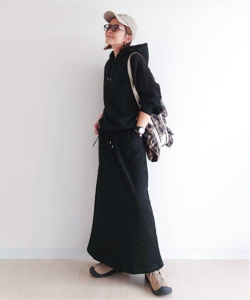 notch.（ノッチ）の「【 notch. by yui 】裾スピンドルパーカー（パーカー・レディース・ブラック/ブラウン/チャコール・M）」の7枚目の写真