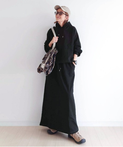 notch.（ノッチ）の「【 notch. by yui 】裾スピンドルパーカー（パーカー・レディース・ブラック/ブラウン/チャコール・M）」の8枚目の写真