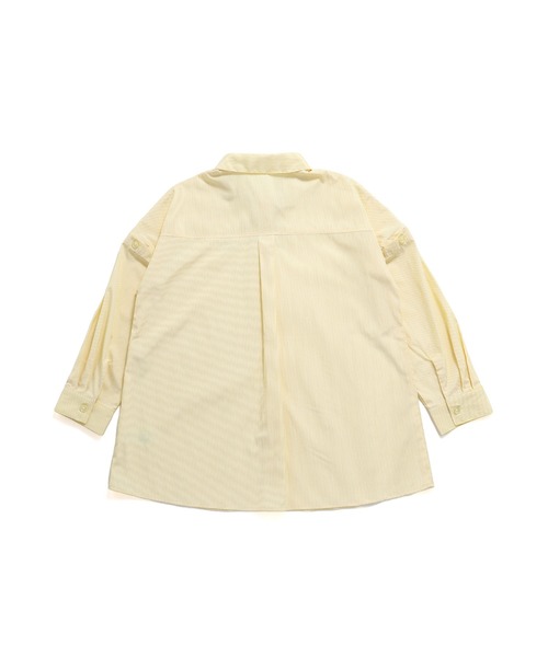 JENNI love(ジェニィラブ)の「肩あき2wayロング丈シャツ(シャツ/ブラウス・キッズ・サックスブルー/ピンク/イエロー・130cm/140cm/150cm/160cm)」の21枚目の写真