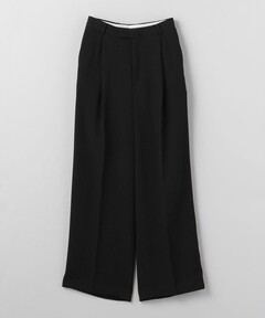 美品　クラネ　リブストライプタックパンツ　松本恵奈　ハイウエスト　手洗い可 CLANE パンツ 「CLANE/クラネ」RIB STRIPE TUCK PANTS/リブ