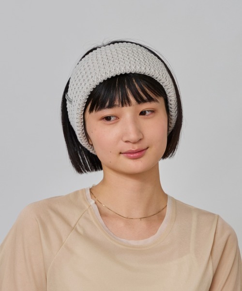 OVERRIDE(オーバーライド)の「OVERRIDE OGCREC MESH HAIRBAND SG / オーバーライド(ヘアバンド・レディース・ブラック/ライトグレー/ピンク/ライトグリーン・57~59cm)」の11枚目の写真