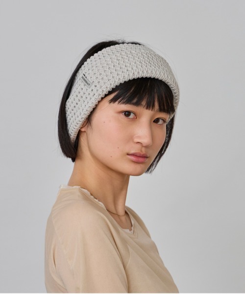 OVERRIDE(オーバーライド)の「OVERRIDE OGCREC MESH HAIRBAND SG / オーバーライド(ヘアバンド・レディース・ブラック/ライトグレー/ピンク/ライトグリーン・57~59cm)」の12枚目の写真