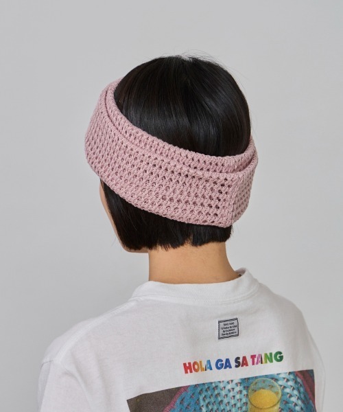 OVERRIDE(オーバーライド)の「OVERRIDE OGCREC MESH HAIRBAND SG / オーバーライド(ヘアバンド・レディース・ブラック/ライトグレー/ピンク/ライトグリーン・57~59cm)」の20枚目の写真