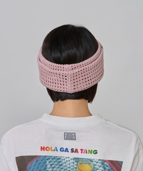 OVERRIDE(オーバーライド)の「OVERRIDE OGCREC MESH HAIRBAND SG / オーバーライド(ヘアバンド・レディース・ブラック/ライトグレー/ピンク/ライトグリーン・57~59cm)」の21枚目の写真