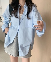 【URGE:】シンプル スタンダード 長袖 シャツ
