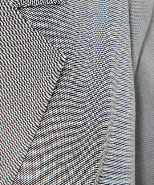 qualite(カリテ)の「シャークスキンダブルジャケット(テーラードジャケット・レディース・ピンクベージュ/グレー・38/36)」の19枚目の写真