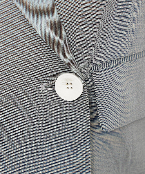 qualite(カリテ)の「シャークスキンダブルジャケット(テーラードジャケット・レディース・ピンクベージュ/グレー・38/36)」の20枚目の写真