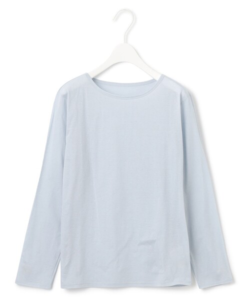 ICB(アイシービー)の「46Gハンドレッドジャージー プルオーバー(Tシャツ/カットソー・レディース・黄土色系7/アイボリー系7/ブラック系7・LARGE/X-LARGE)」の5枚目の写真