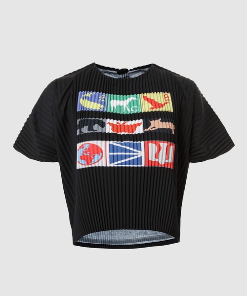 YOHEI OHNO（ヨウヘイオオノ）の「Pleats T-shirt（Tシャツ/カットソー・レディース・ホワイト系その他/ホワイト/ブラック/ブラック系その他・36）」の4枚目の写真