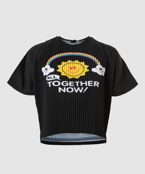 YOHEI OHNO（ヨウヘイオオノ）の「Pleats T-shirt（Tシャツ/カットソー・レディース・ホワイト系その他/ホワイト/ブラック/ブラック系その他・36）」の3枚目の写真